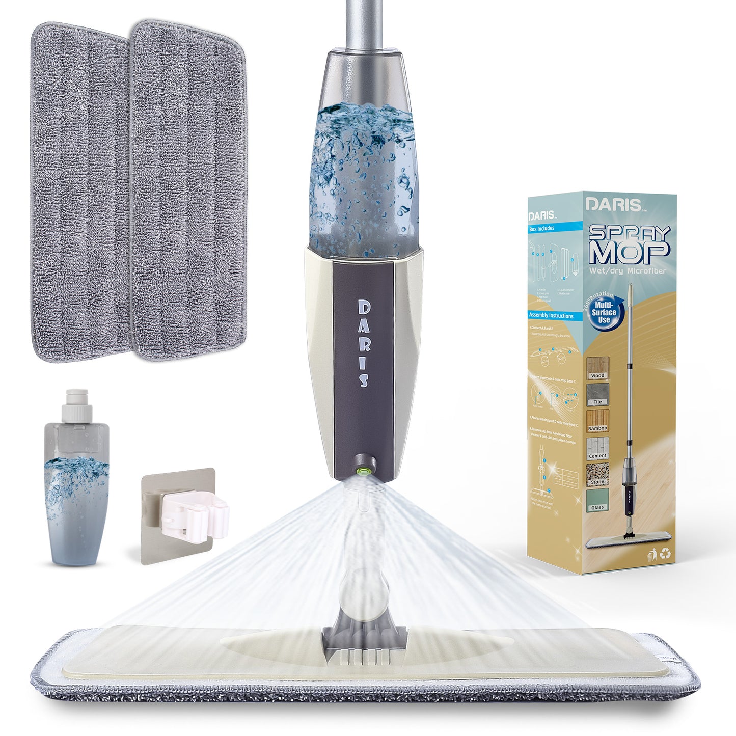 Balai Laveur - Simplifiez votre ménage avec un pulverisateur intégré