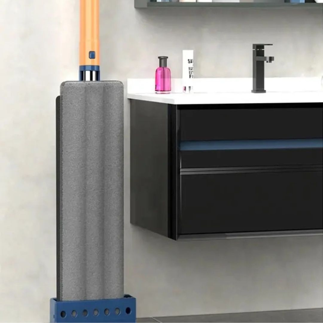 Balai  Bleu - Nettoyage parfait avec grattoir intégré