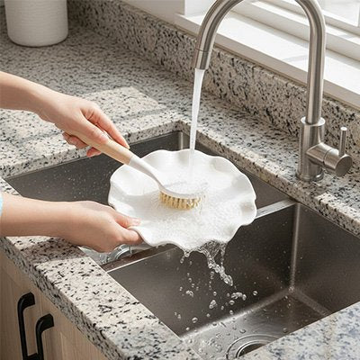 Brosse à vaisselle manche bois