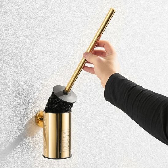 brosse-pour-toilette-doré