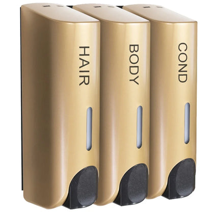 distributeur-savon-mural-triple-dore