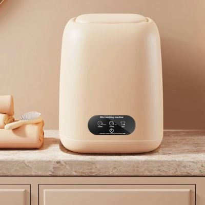 Mini machine à laver se pose partout dans la maison
