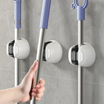 Porte balai mural boule