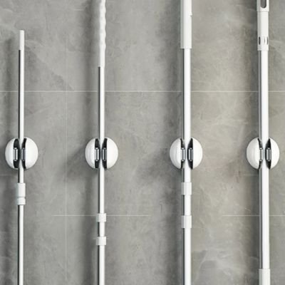 Porte balai mural discret