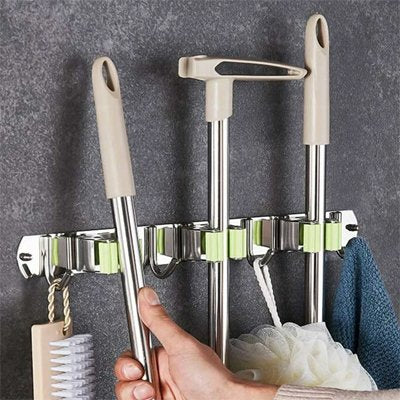 Porte balai mural garage