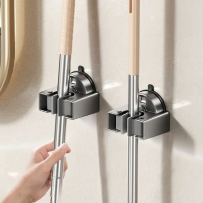 Porte balai mural sans percage