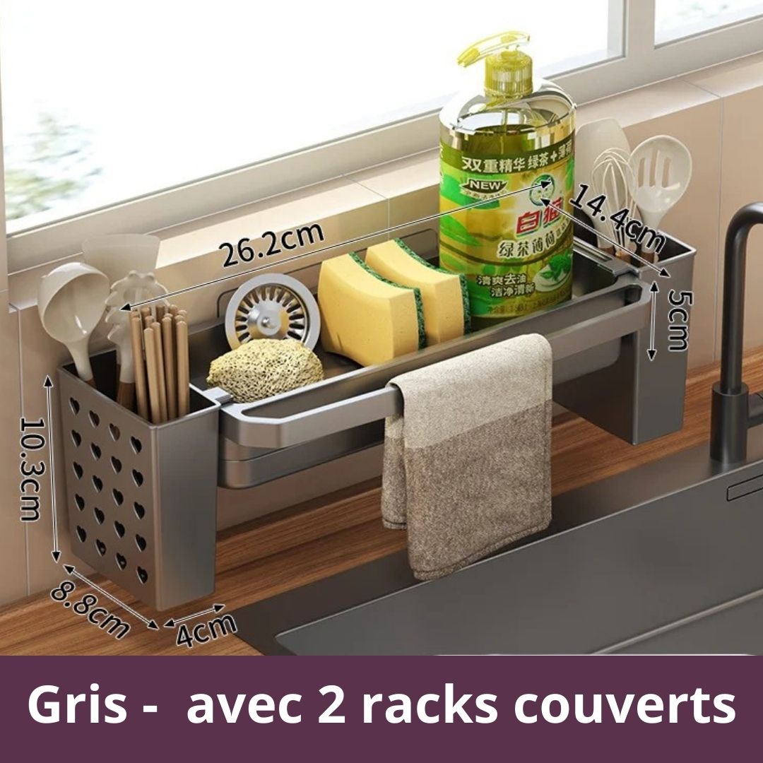 porte-eponge-gris-2-racks-couverts