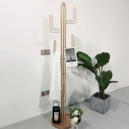 porte-manteau-cactus-or
