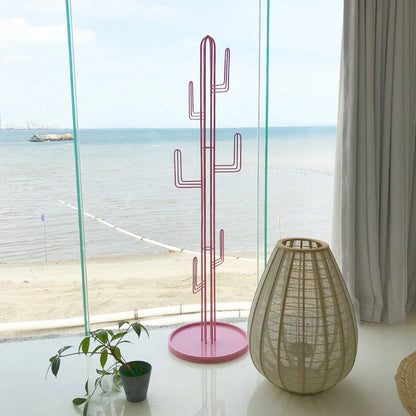 porte-manteau-cactus-rose