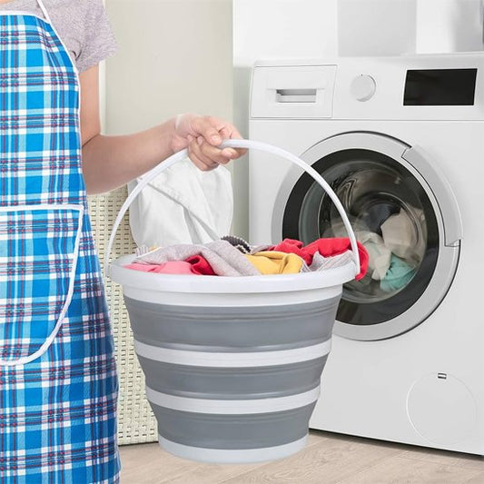 seau pliable de 10 litre transporte votre linge